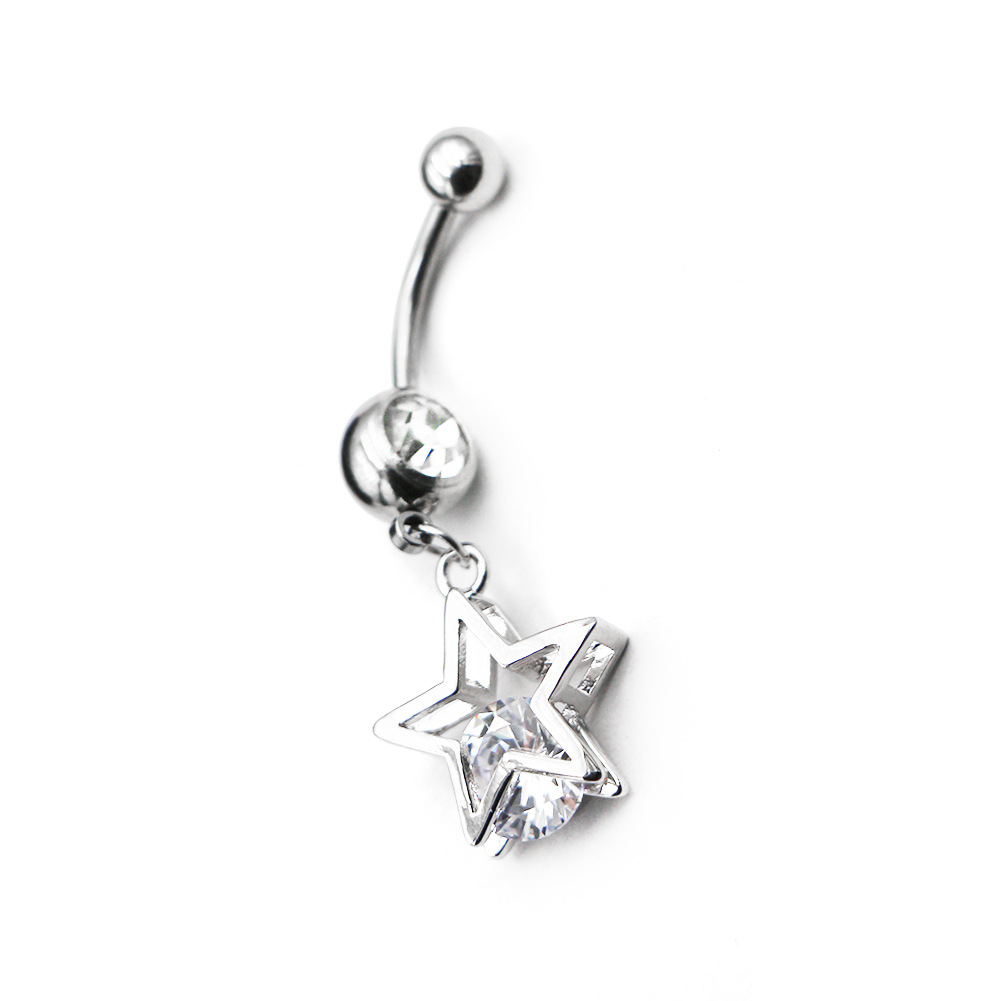 Belly Button Ring with Chic CZ