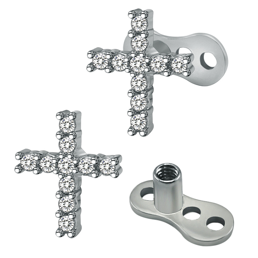 316L Stainless Steel Dermal Anchor with 