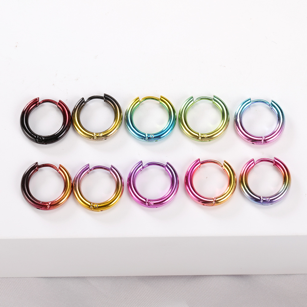 Colorful Ear Huggies Polished by Hand