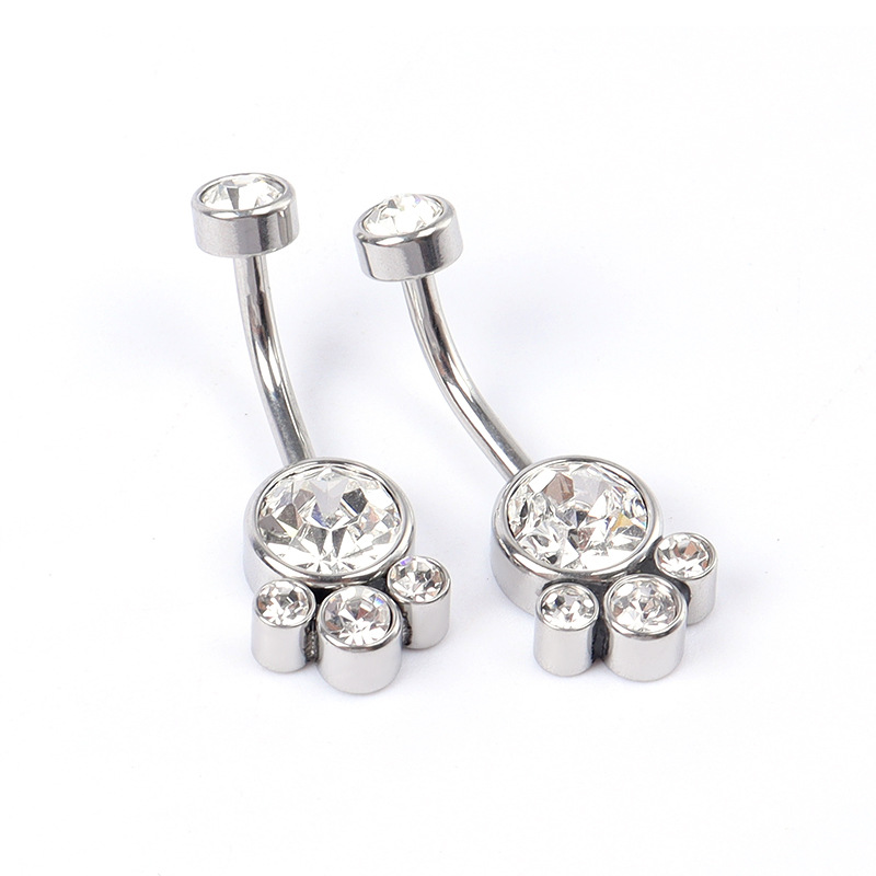 Belly Button Bar with Chic CZ