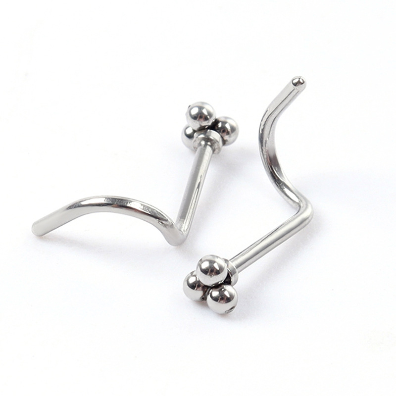 Nostril Screw Made by F136 Titanium