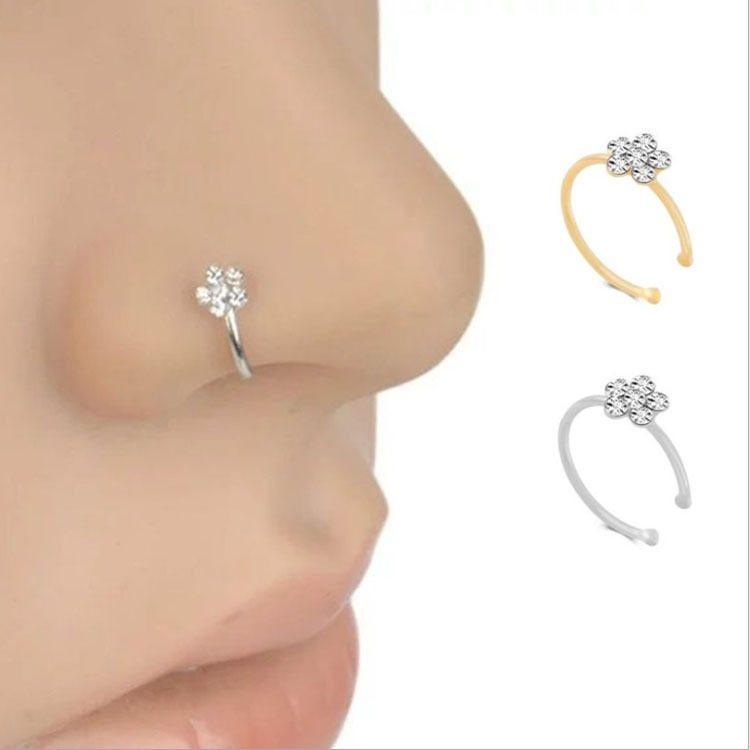 Chic Nose Hoop with CZ