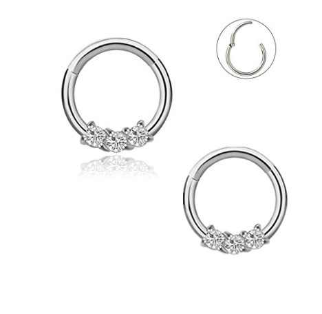 Hinged Segment Ring with CZ