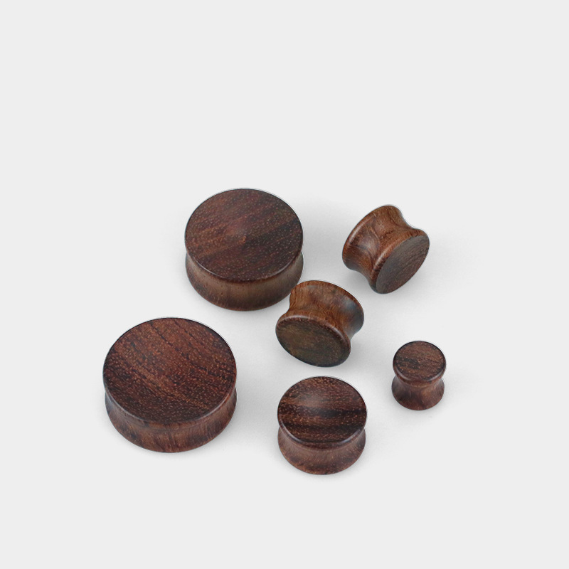 Piercing Ear Plug Made by Wood