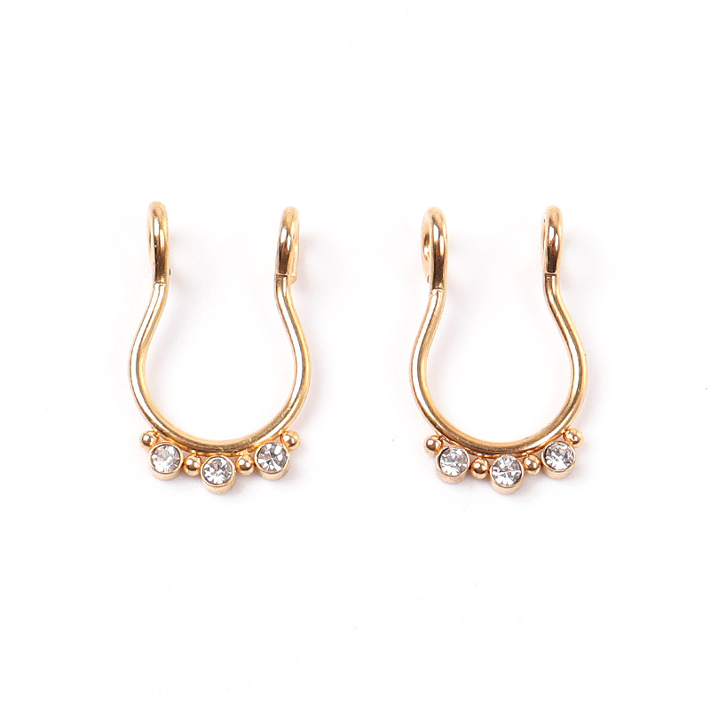 Unpierced Nose Ring with Chic CZ