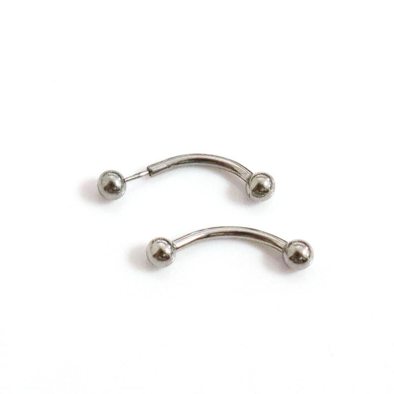 Threadless Curved Barbell