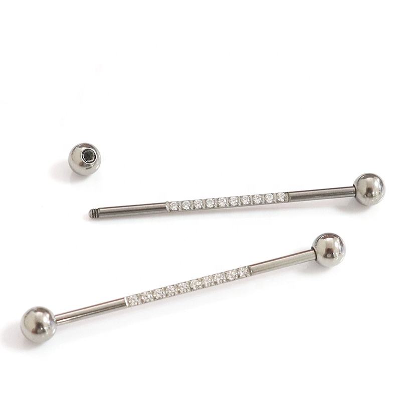 External Threaded Industrial Barbell