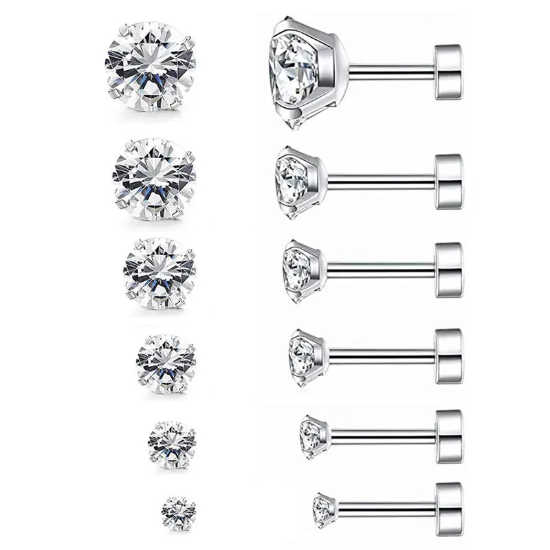 Ear Stud with CZ