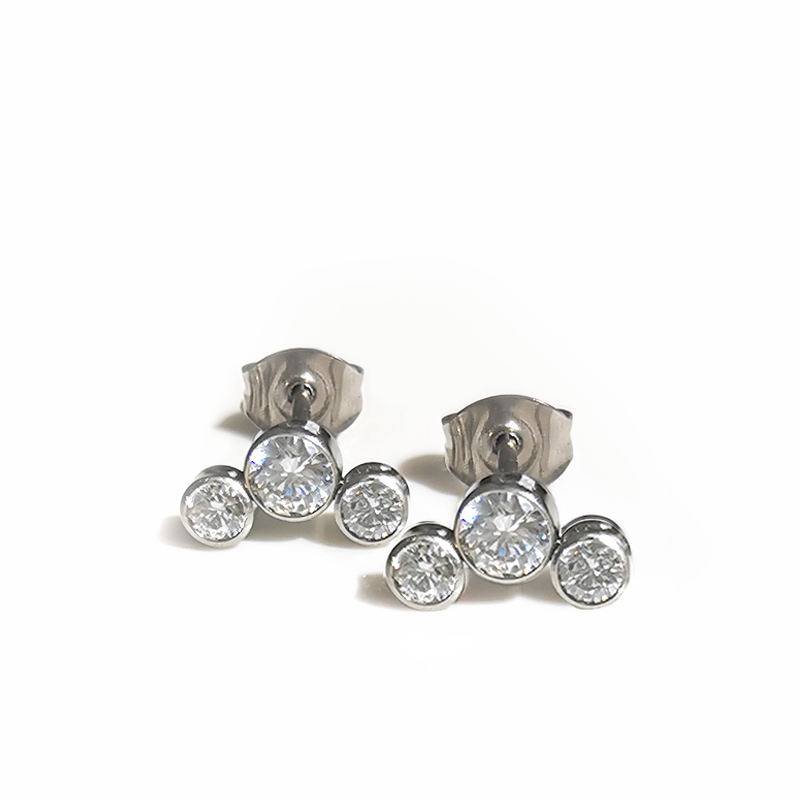 Ear Stud with CZ