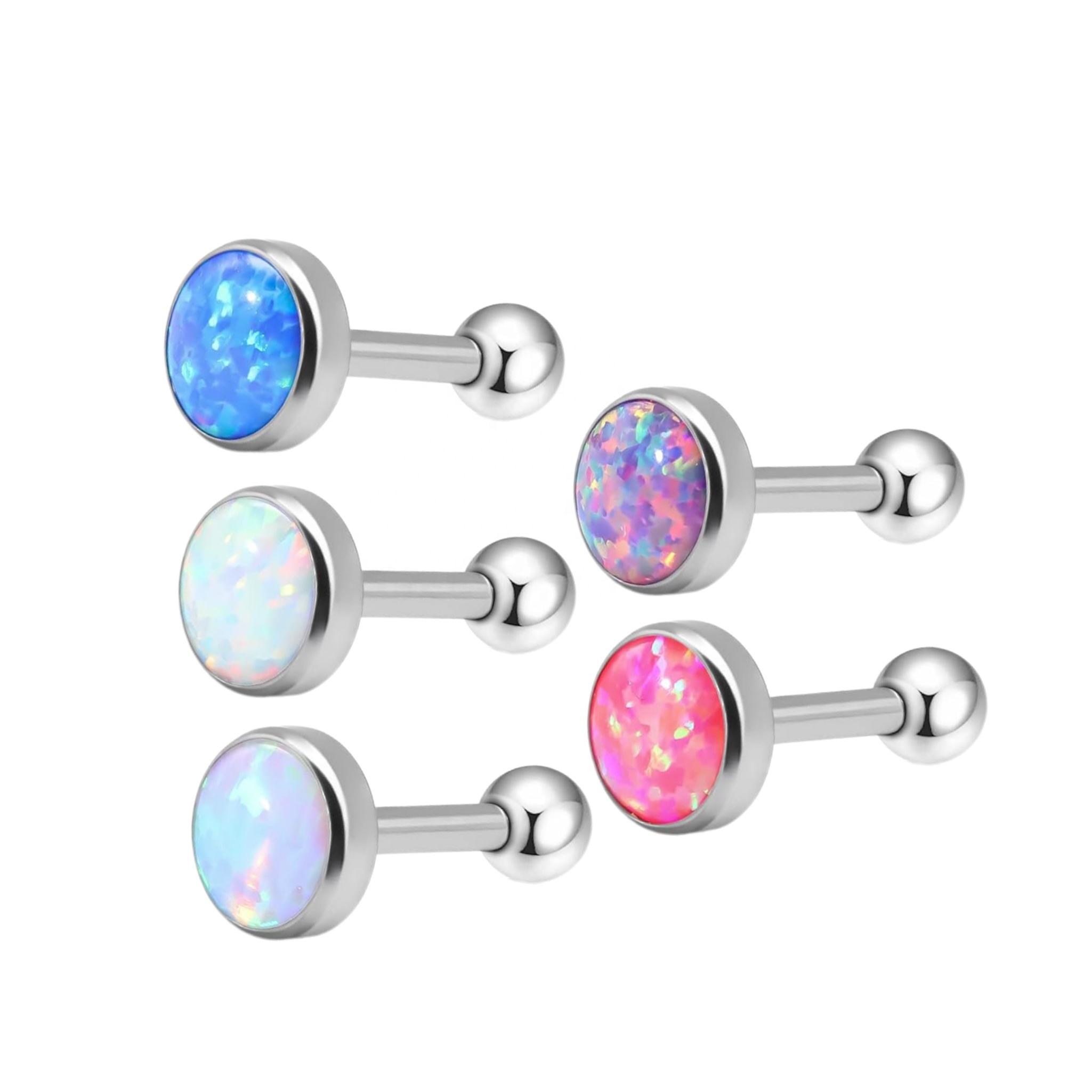 Ear Stud with Opal