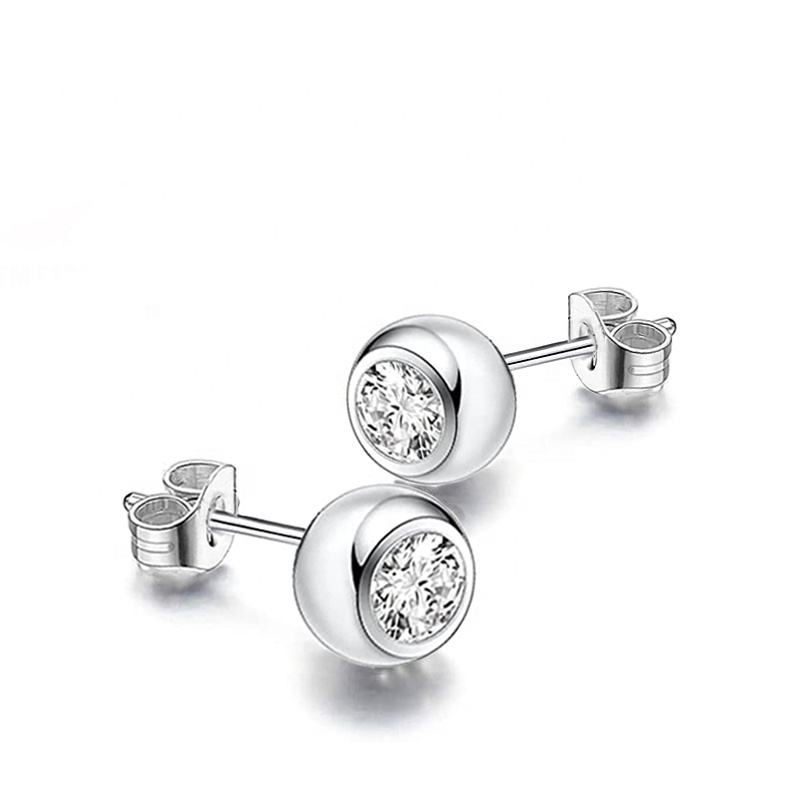 Ear Piercing Stud with CZ