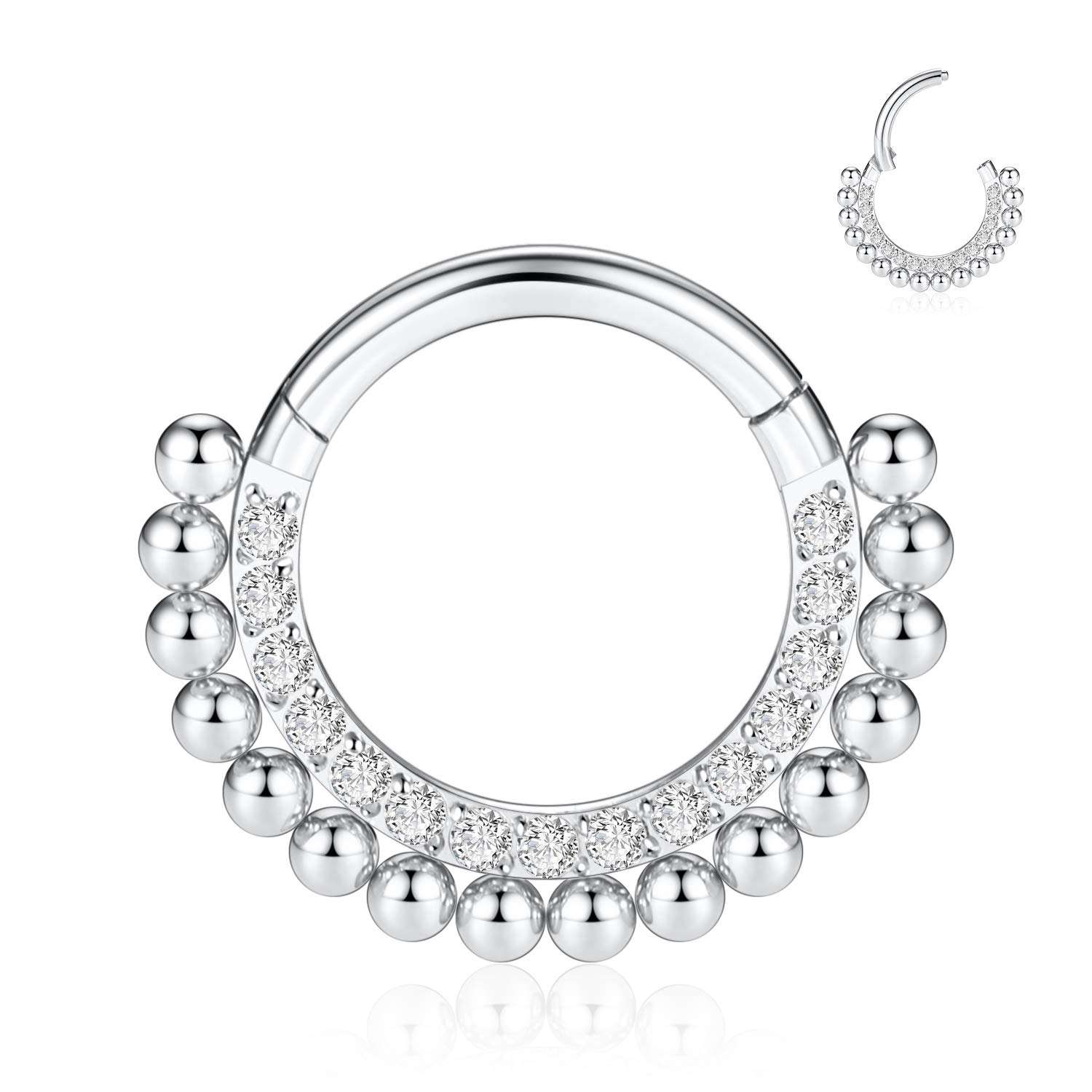 Hinged Segment Ring with CZ