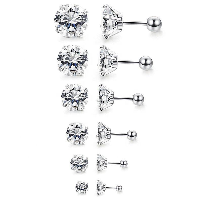 Ear Stud with CZ