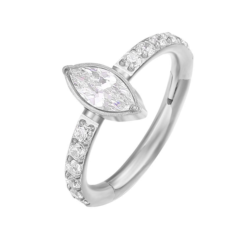 Piercing Segmented Ring with CZ