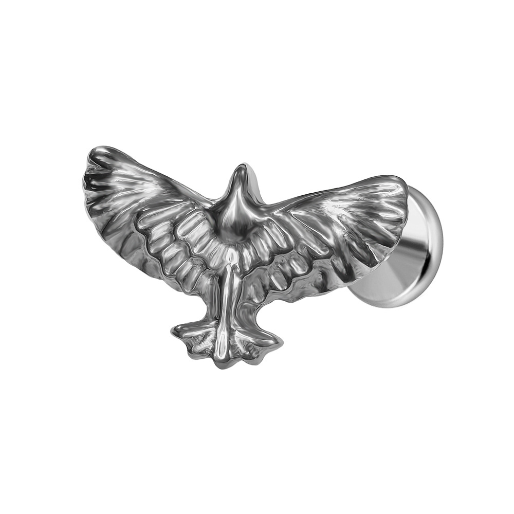 Eagle-shaped Ear and Lip Stud