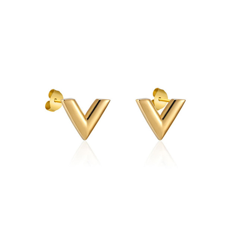 V-shaped Ear Stud