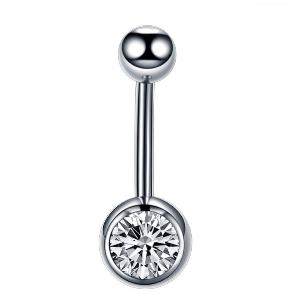 External Threaded Belly Button Bar