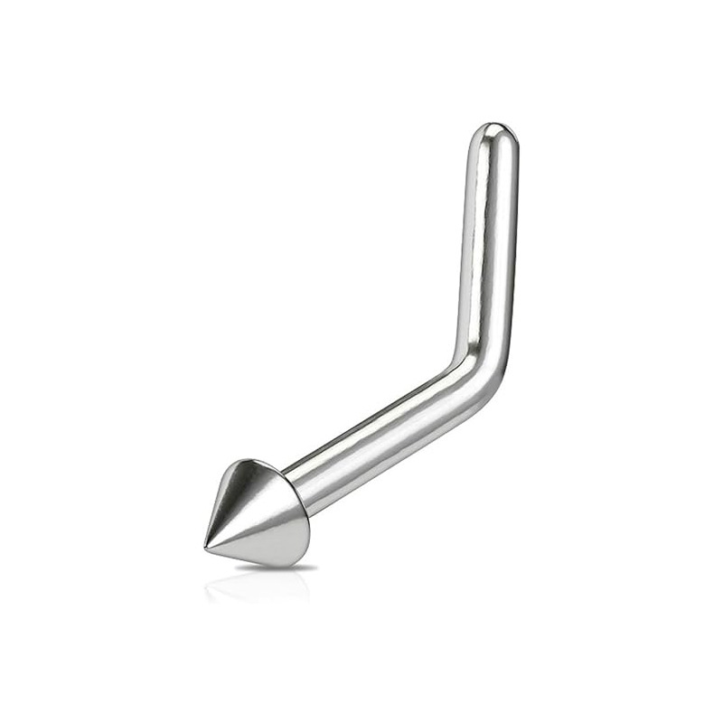 L-bend Nose Stud with Spike