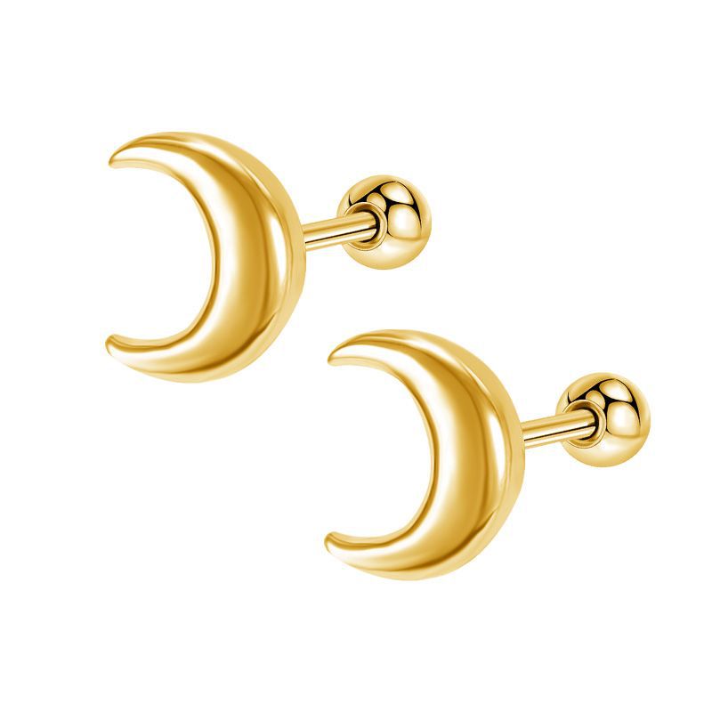 Moon Top Ear Stud