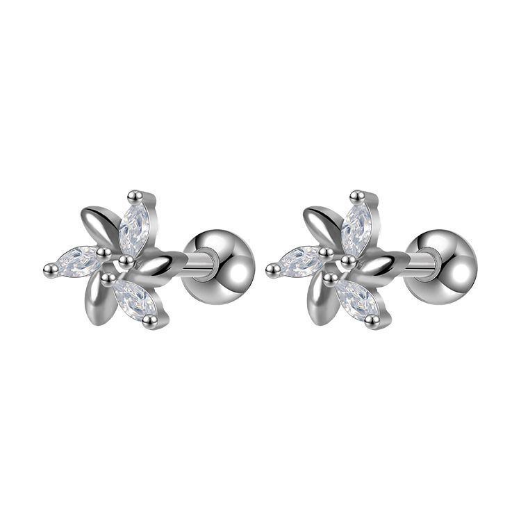 Flower Top Ear Stud