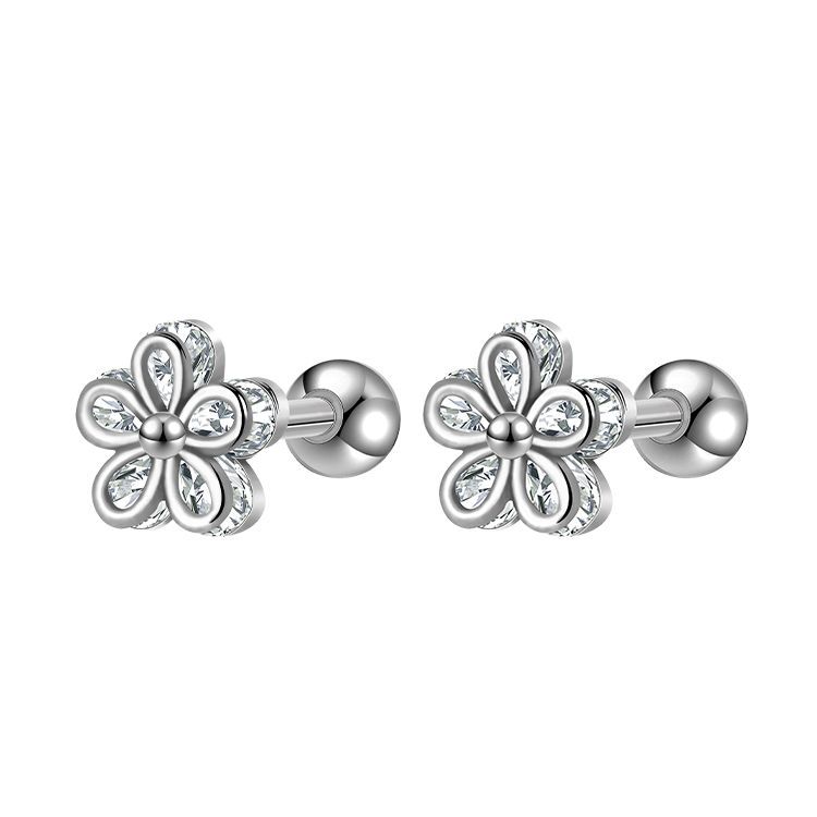 Flower Top Ear Stud