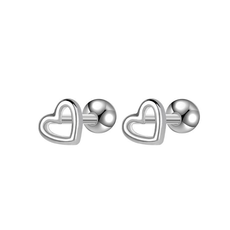 Heart-top Ear Stud