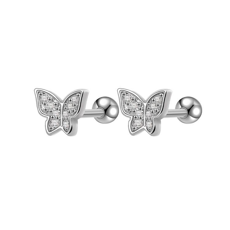 Butterfly-top Ear Stud