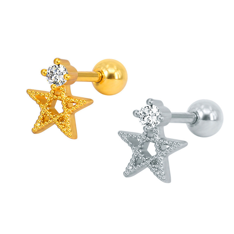 Star-top Ear Stud