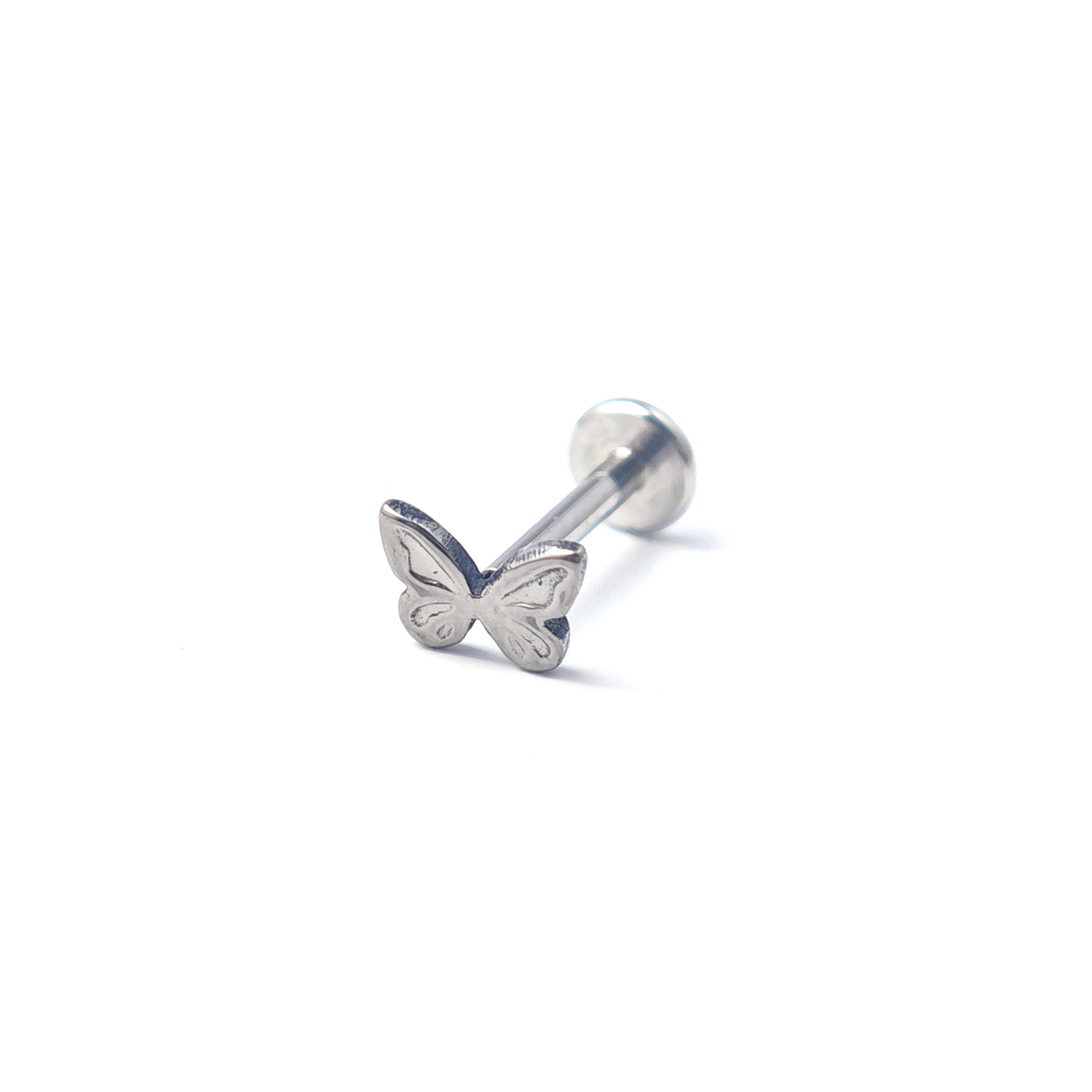 Butterfly-top Ear and Labret Stud