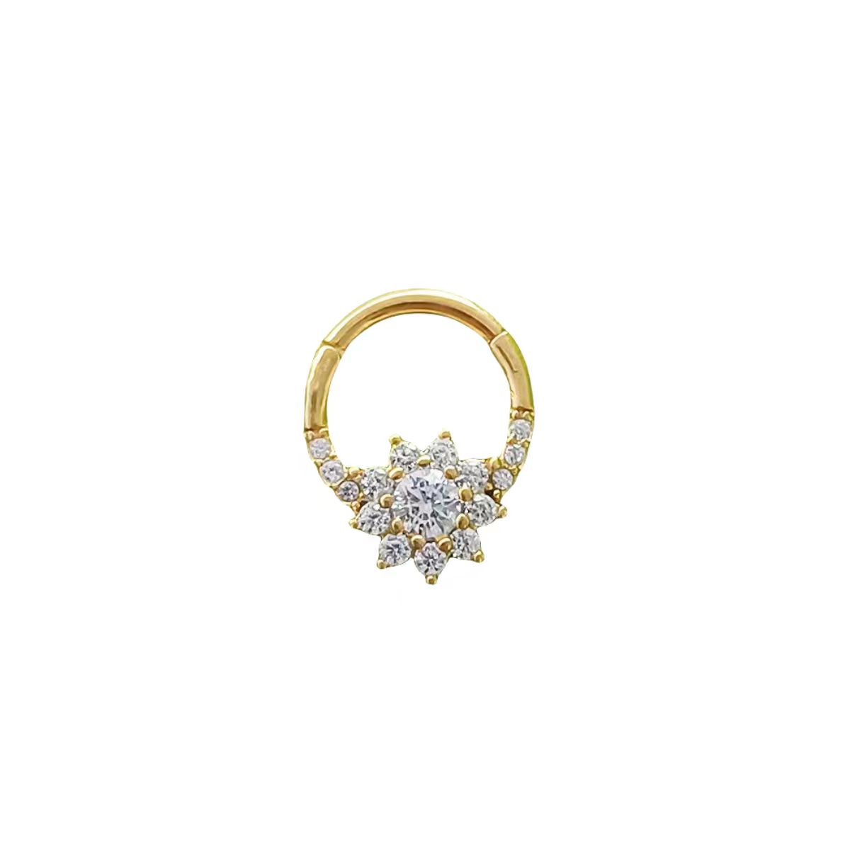 Hinged Segment Ring with Chic CZ