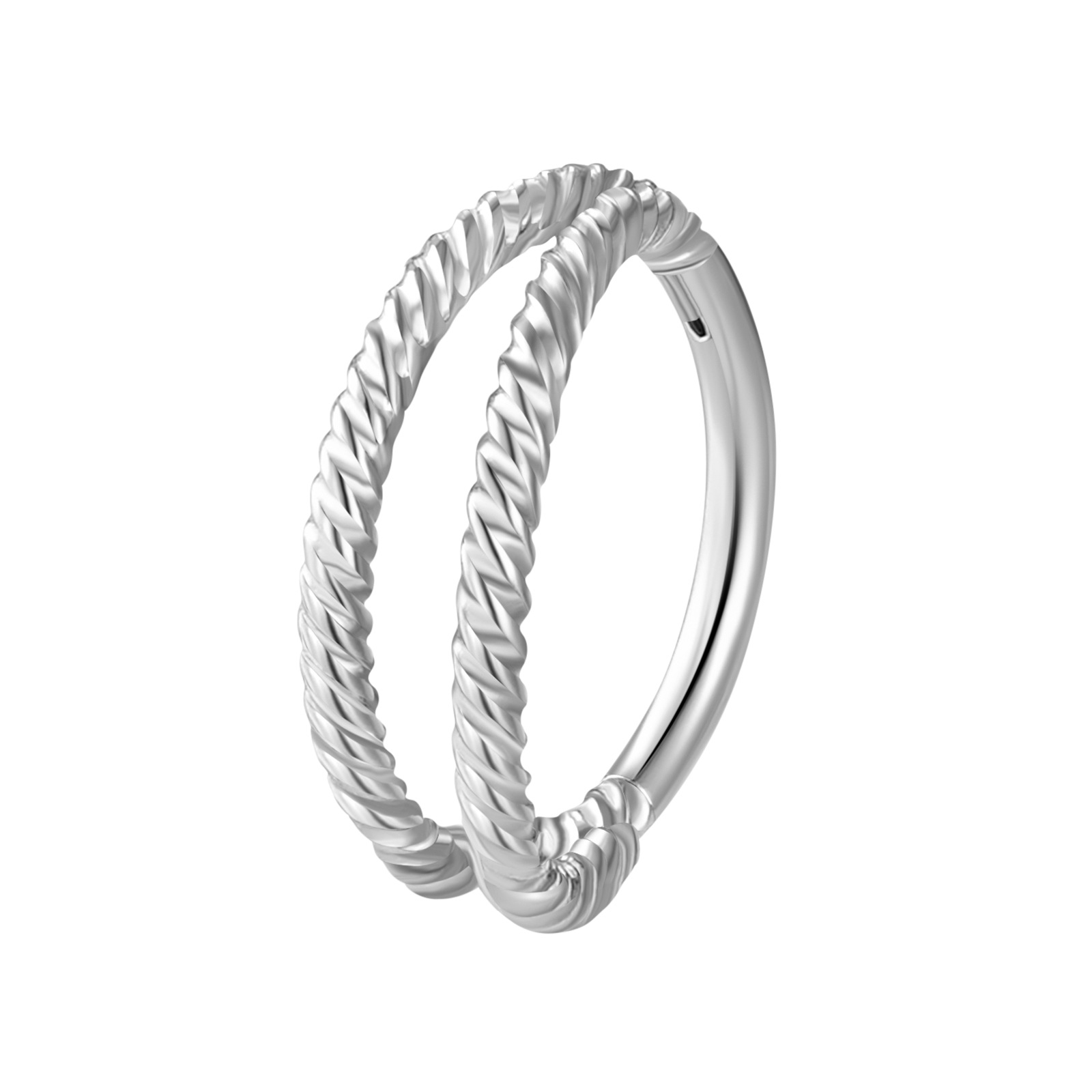 Twisted 2-layer Hinged Segment Ring