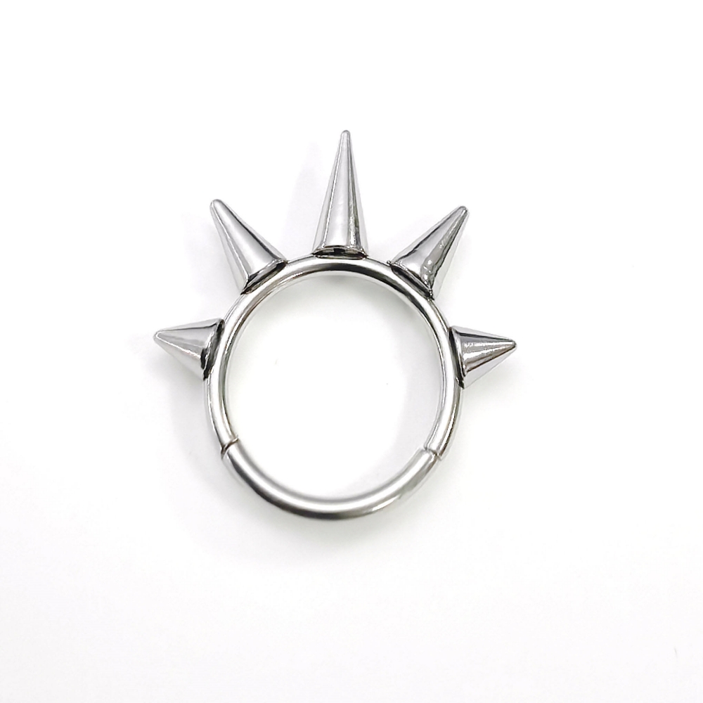 Hinged Segment Ring with Spikes