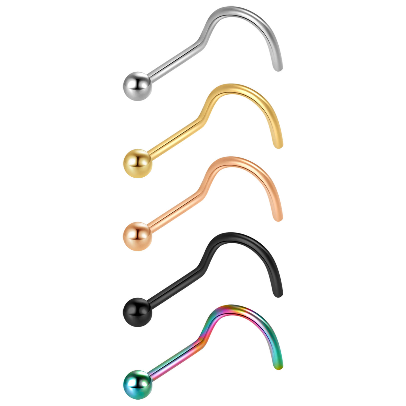 Nostril Screw in Different Colors