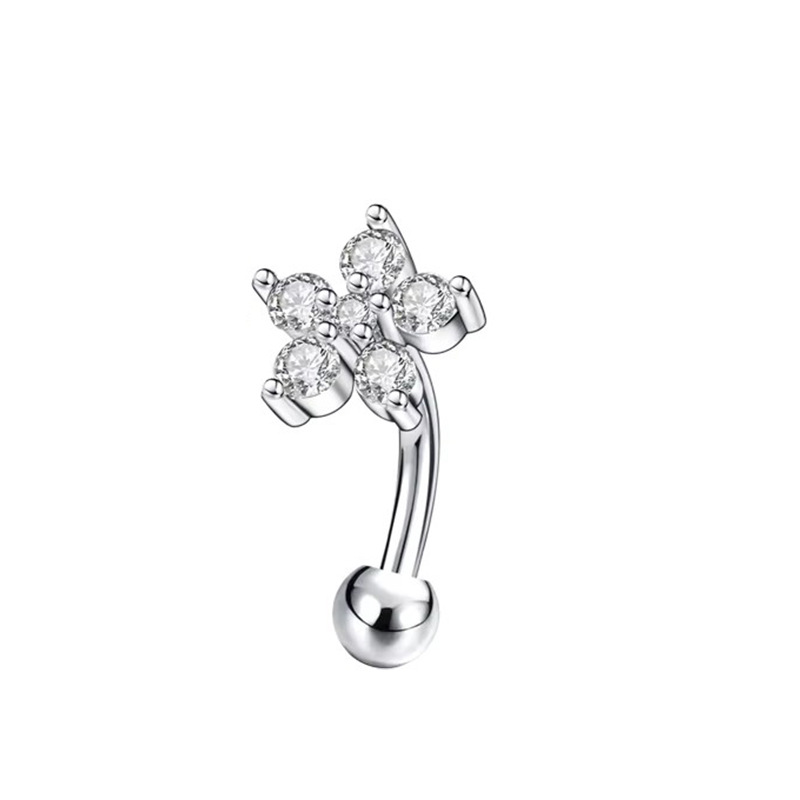 Flower-look Navel Ring