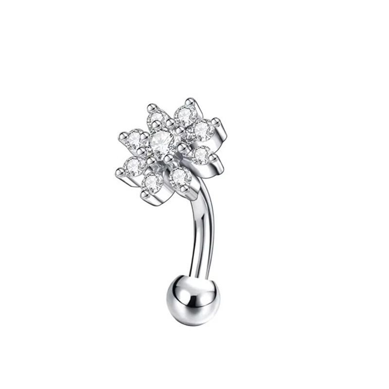 Flower-look Navel Ring