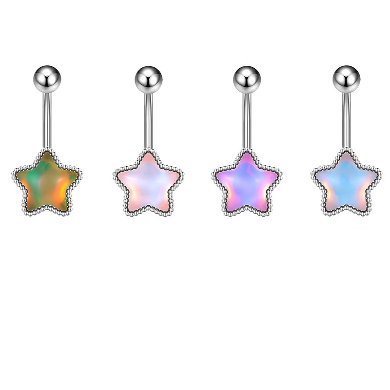 Navel Ring with Star