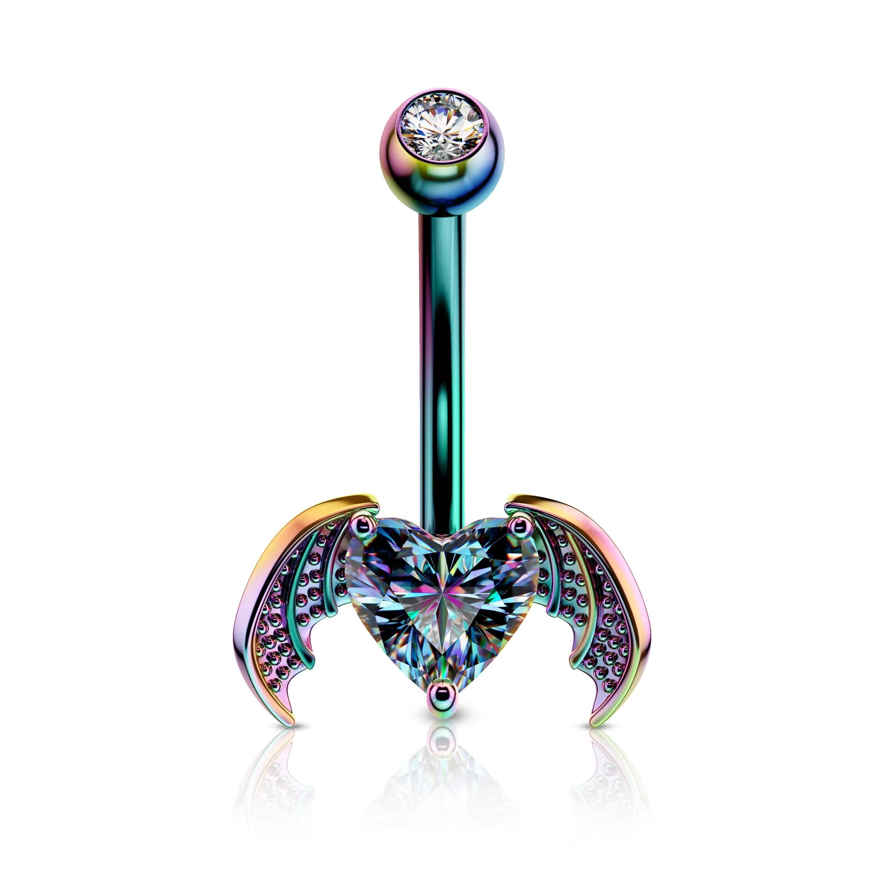 Navel Ring with Wing