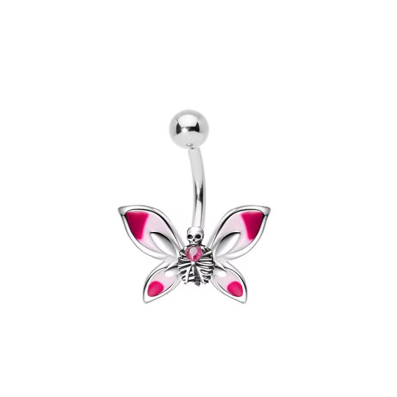 Navel Ring with Butterfly