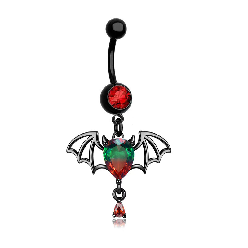 Navel Bar with Bat