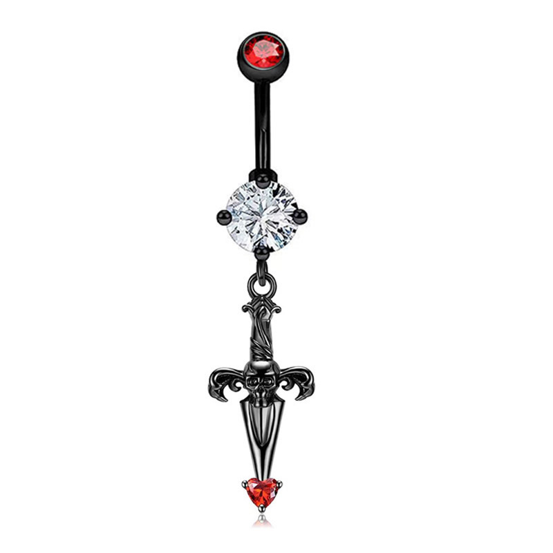 Navel Ring with Sword