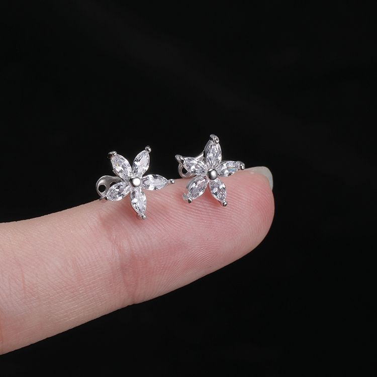 Dermal Piercing Anchor with Flower Top