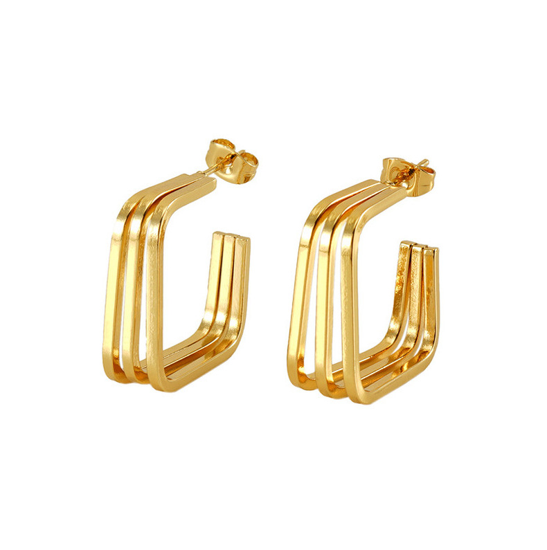 Square Statement Earring