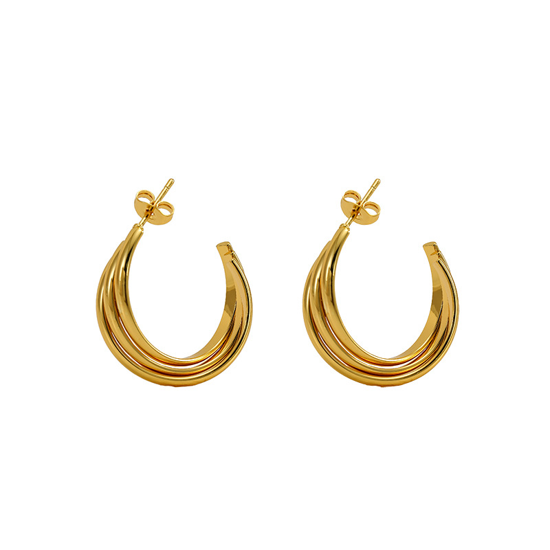 Gold-color Earring