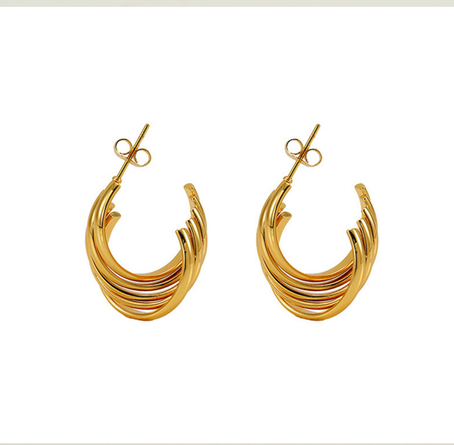 Gold-color Earring