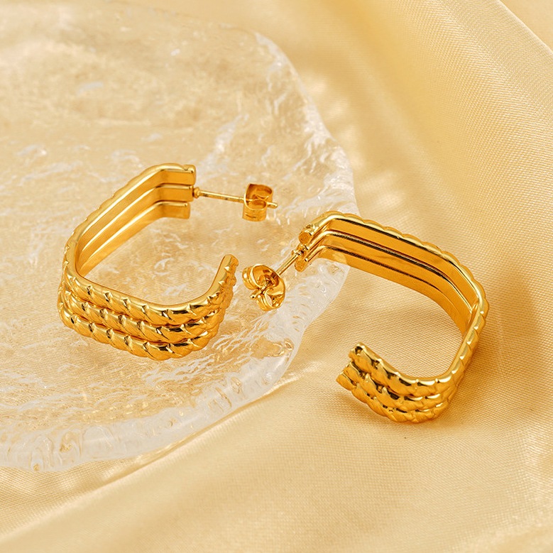 Statement Earring in Gold Color