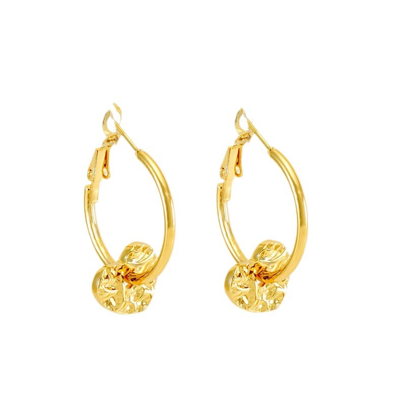 18K Gold Plated Hoop Earring