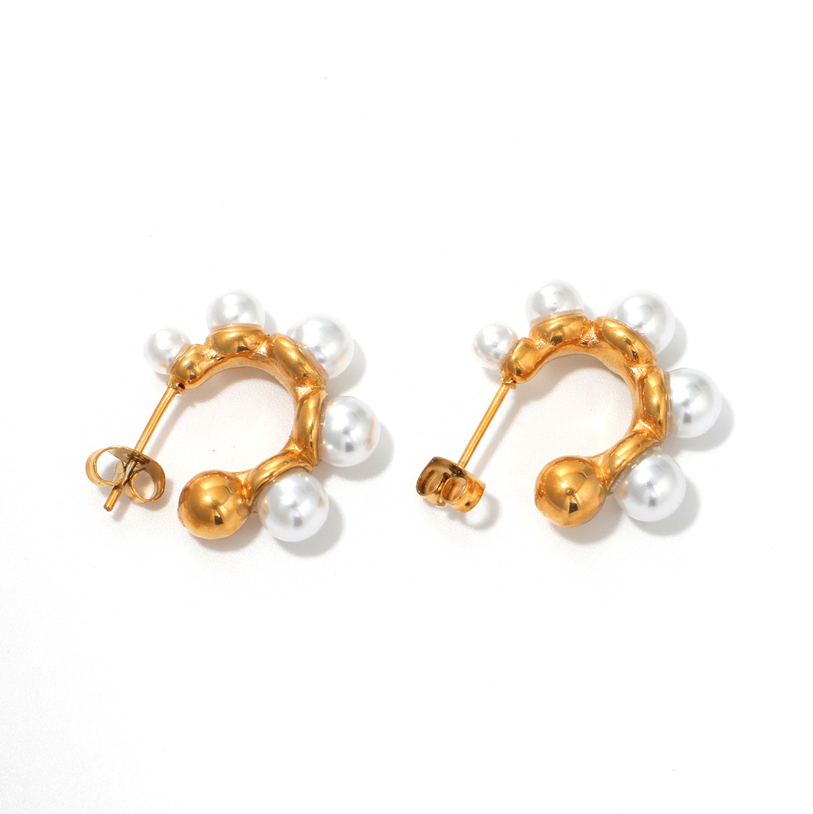 Statement Earring with Pearls