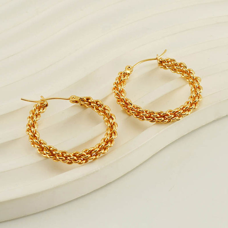 18k Gold Plated Ear Hoop