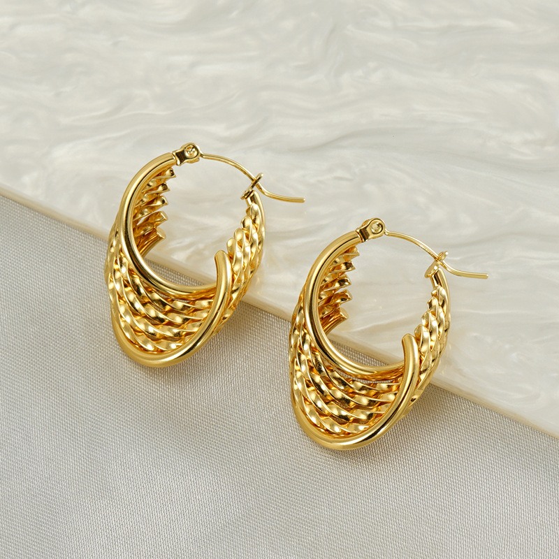 18k Gold Plated Ear Huggies