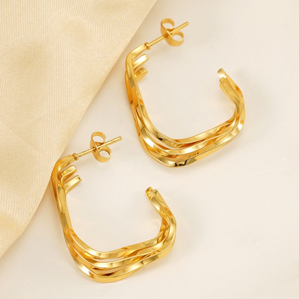 18k Gold Plated Earring